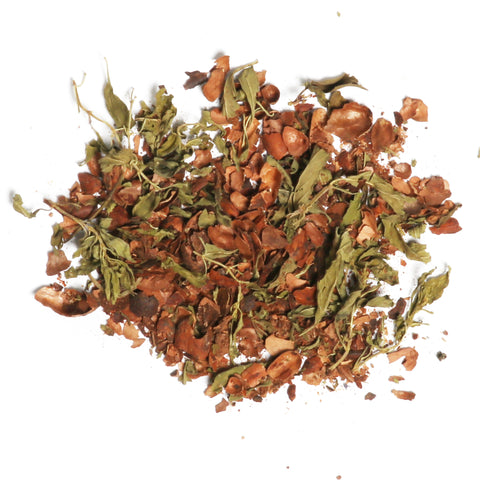 cocoa husk mint tea - rich in vitamins - made tea bali
